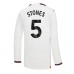 Günstige Manchester City John Stones #5 Auswärts Fussballtrikot 2023-24 Langarm